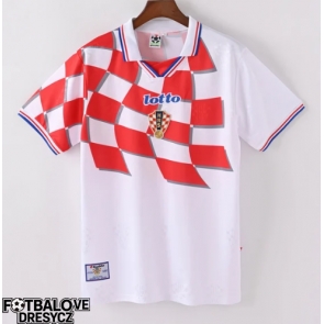 Chorvatsko 1998 Retro Domácí Dres Krátký Rukáv